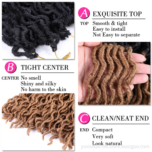 Synthetic Hair Extension Crochet Hair Greadlock Wholesale Gypsy High Quality Crochet Hair